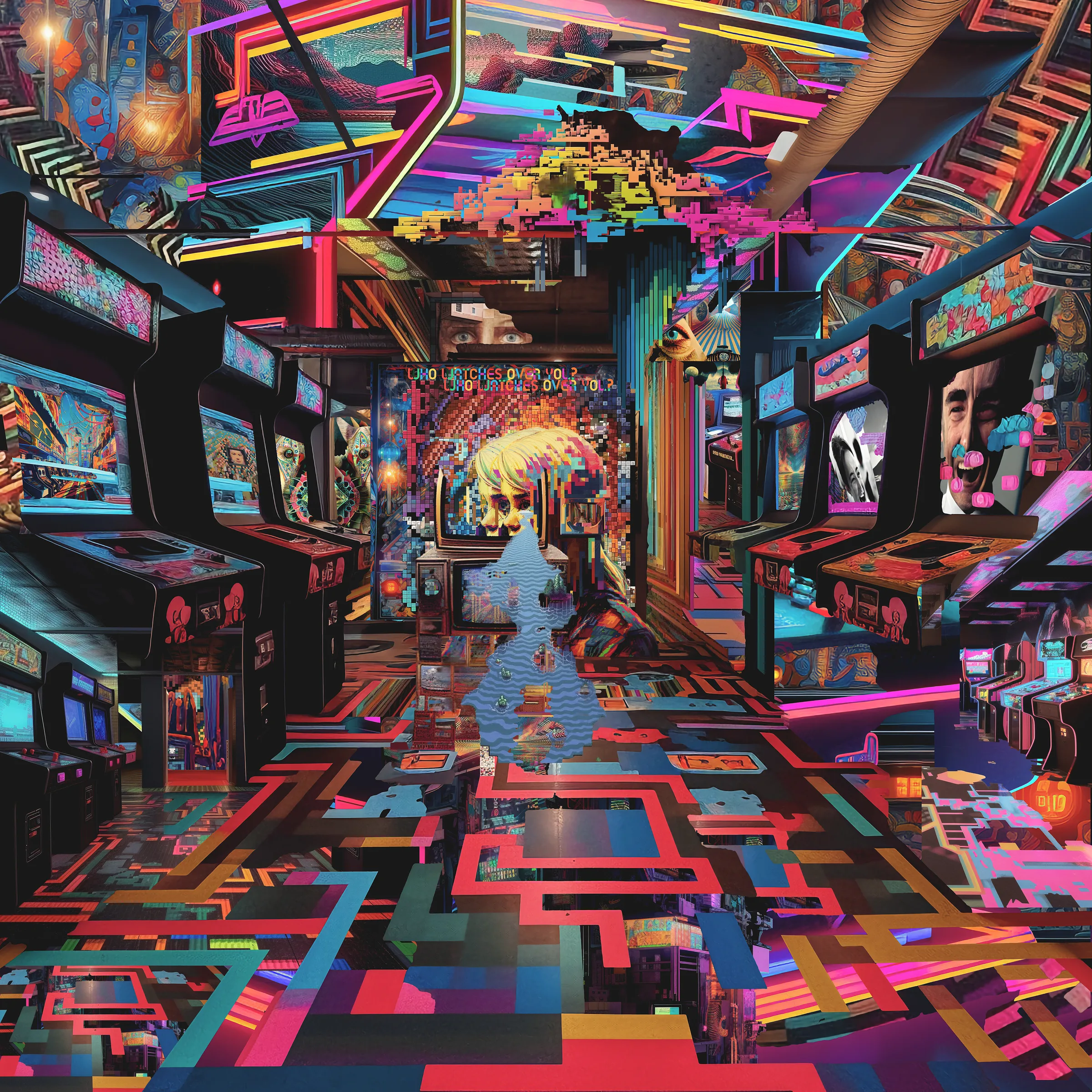 Collage: 8-Bit 1, The Arcade.