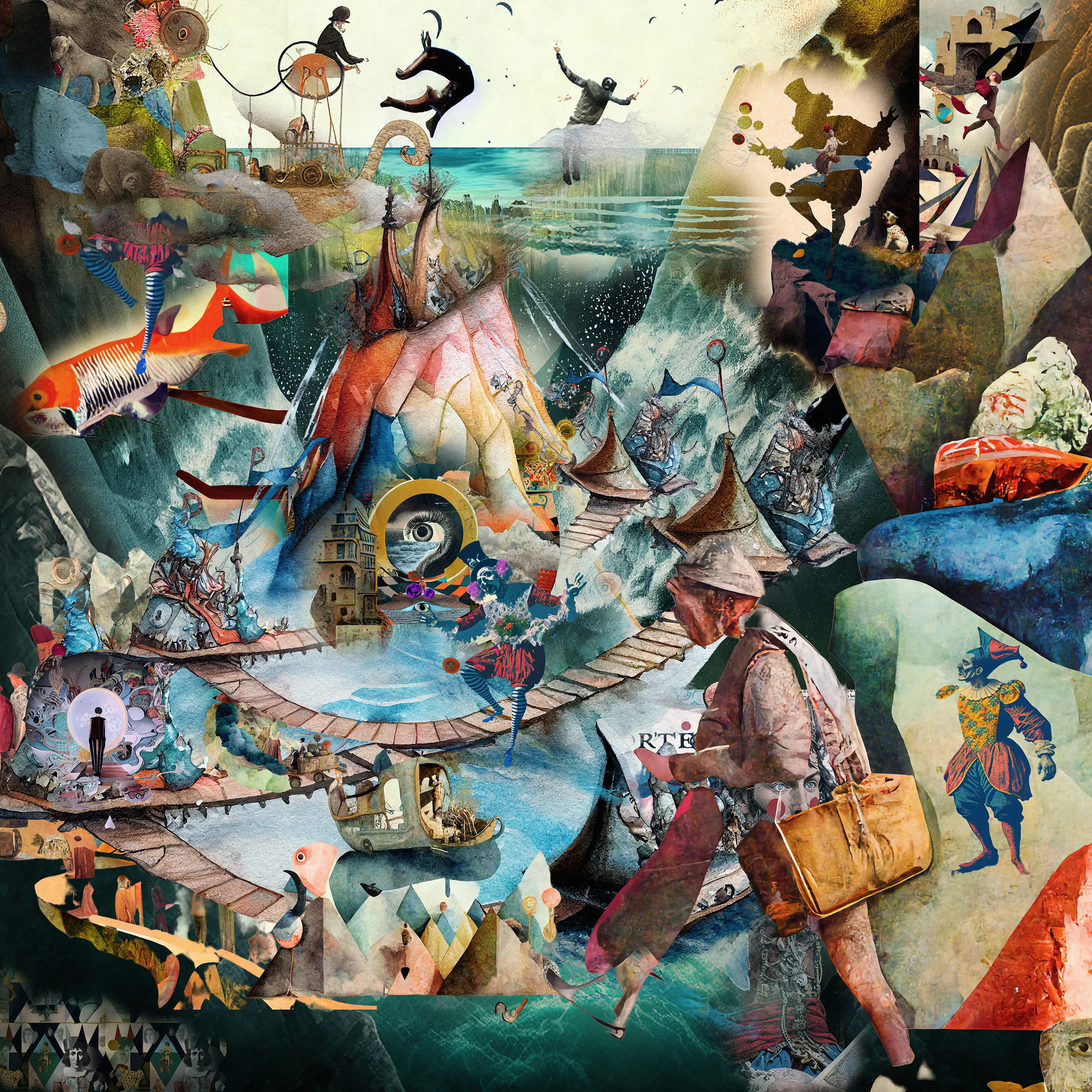 Collage: Fool’s Journey.