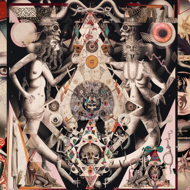 Collage: Shadowwork 1, The Alchemical Axis.