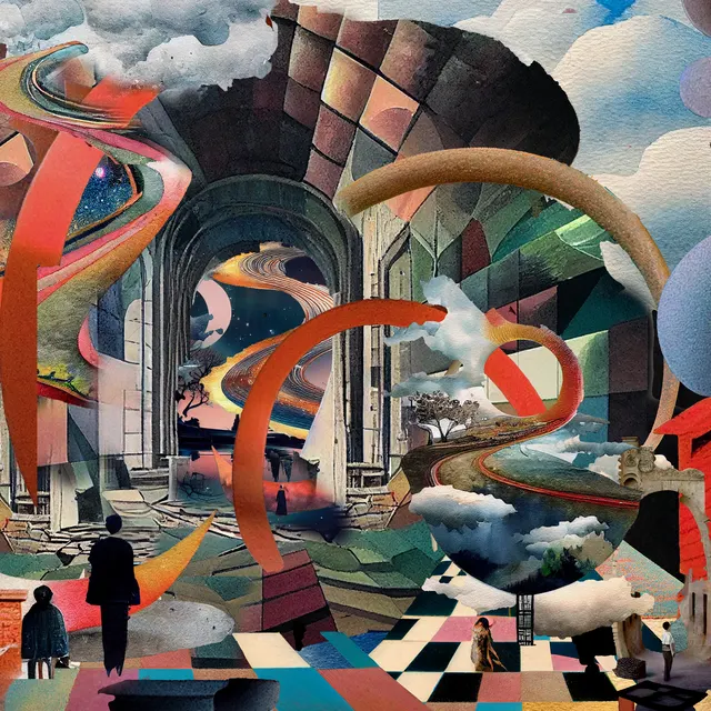 Collage: Dreamwork 2, The Bubble World.
