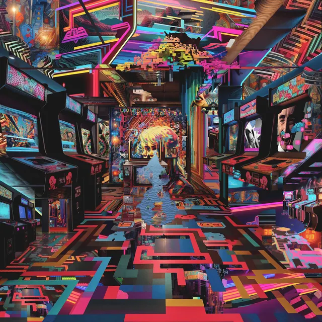 Collage: 8-Bit 1, The Arcade.