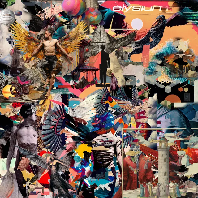 Collage: Icarus, The Self-Portrait.